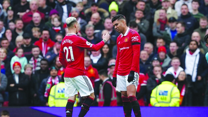 Casemiro Sees Red As United Are Held The Shillong Times