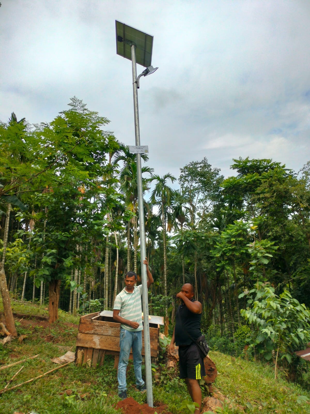 Solar Streetlights Installed In Hec Hit Wgh Villages To Facilitate