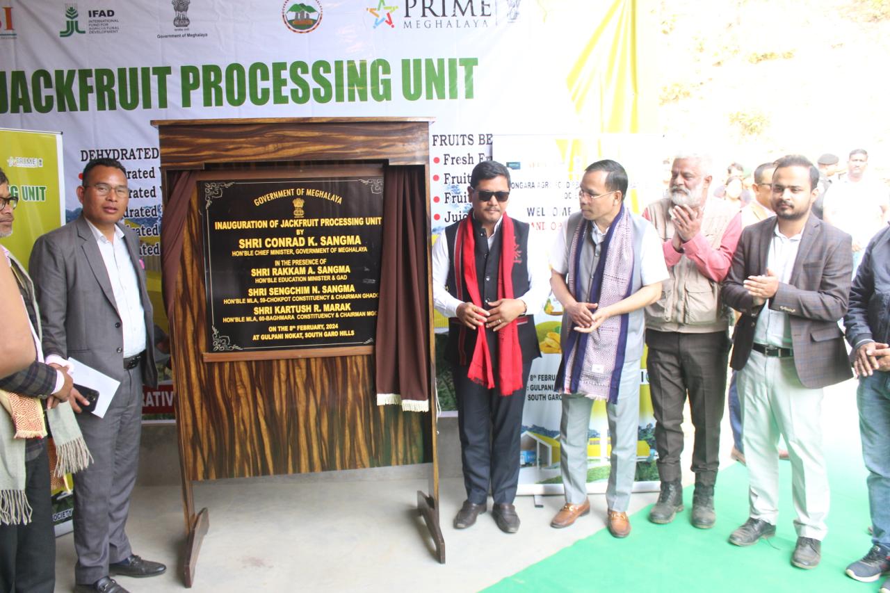 Meghalaya CM Inaugurates Jackfruit Processing Unit At Rongara The