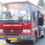 JNNURM Bus in Shillong.  (Photo by Sanjib Bhattacharjee)