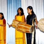 Students-of-Lady-Keane-College-play-traditional-drums