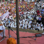 Anna Hazare attends gram sabha meeting