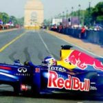 Red Bull Formula One racing car Delhi