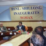 Mr Manas Chaudhuri inaugurates BSNL's Wimax servive for rural users