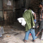 Street children in the Butcher Road area of the city. (ST)