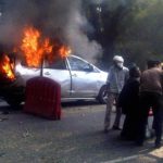 Explosion in an Israeli embassy car