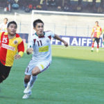 East Bengal vs Mohun Bagan at I-League football match