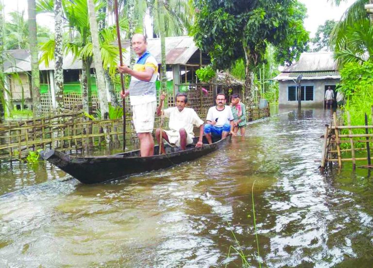 Assam flood scene worsens; toll rises to 42