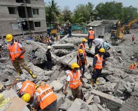 1 dead in Delhi building collapse - The Shillong Times