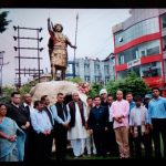 Ram Lal before U Tirot Singh statue