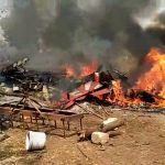 Aircrafts crash in Benagaluru