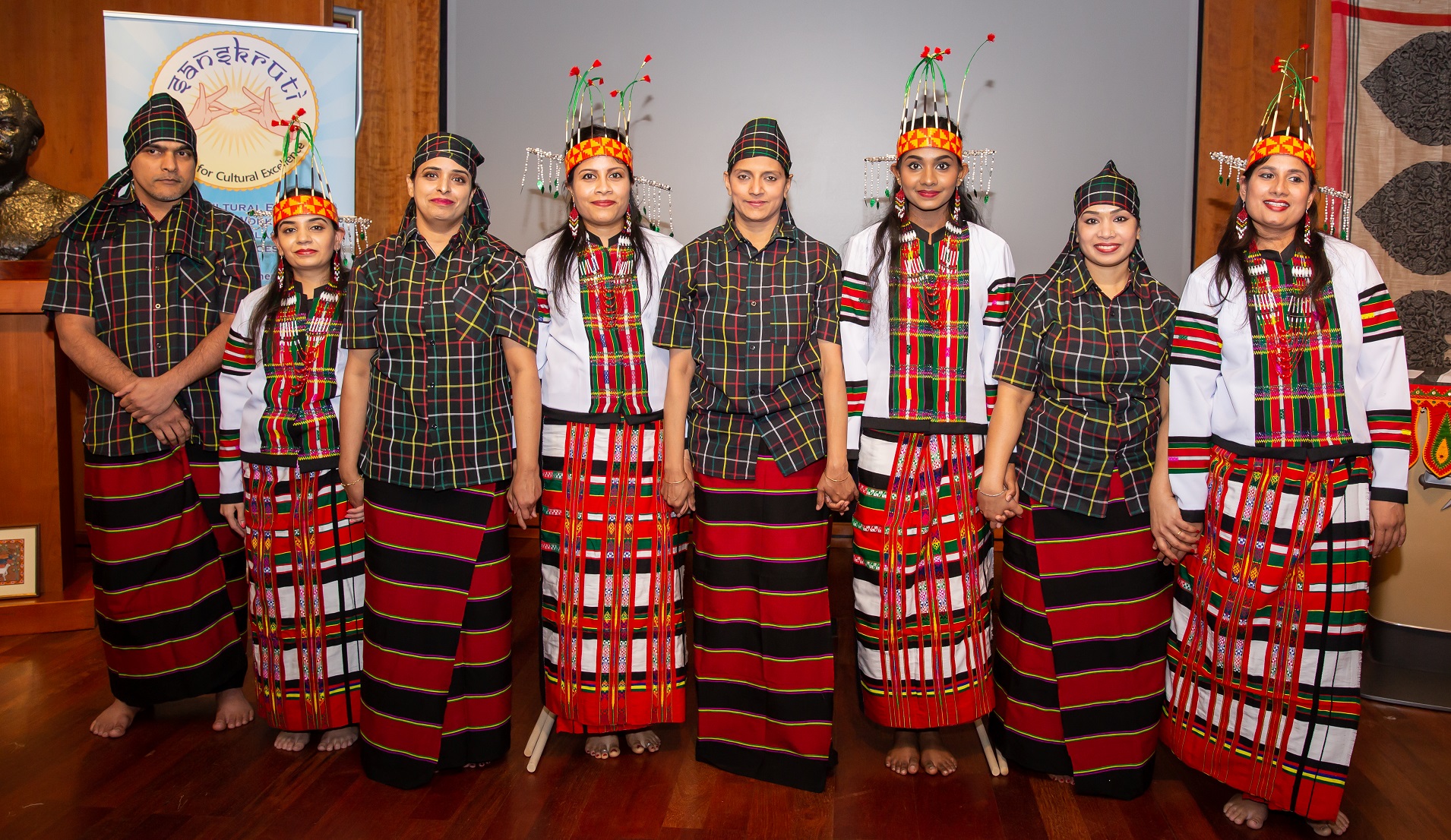 2 Cheraw dancers full group The Shillong Times