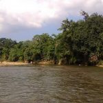 A portion of the Ganol river, the primary source of water in Tura.