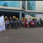 Rapido bike taxi launched in Shillong on Tuesday. ST photo.