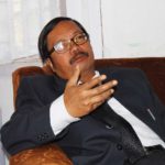 Meghalaya Chief Minister Dr. Donkupar Roy talking to media persons on Wednesday