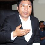 Dr.Mukul Sangma. (Photo by Sanjib Bhattacharjee).