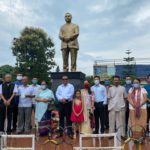 P A Sangma statue in Tura