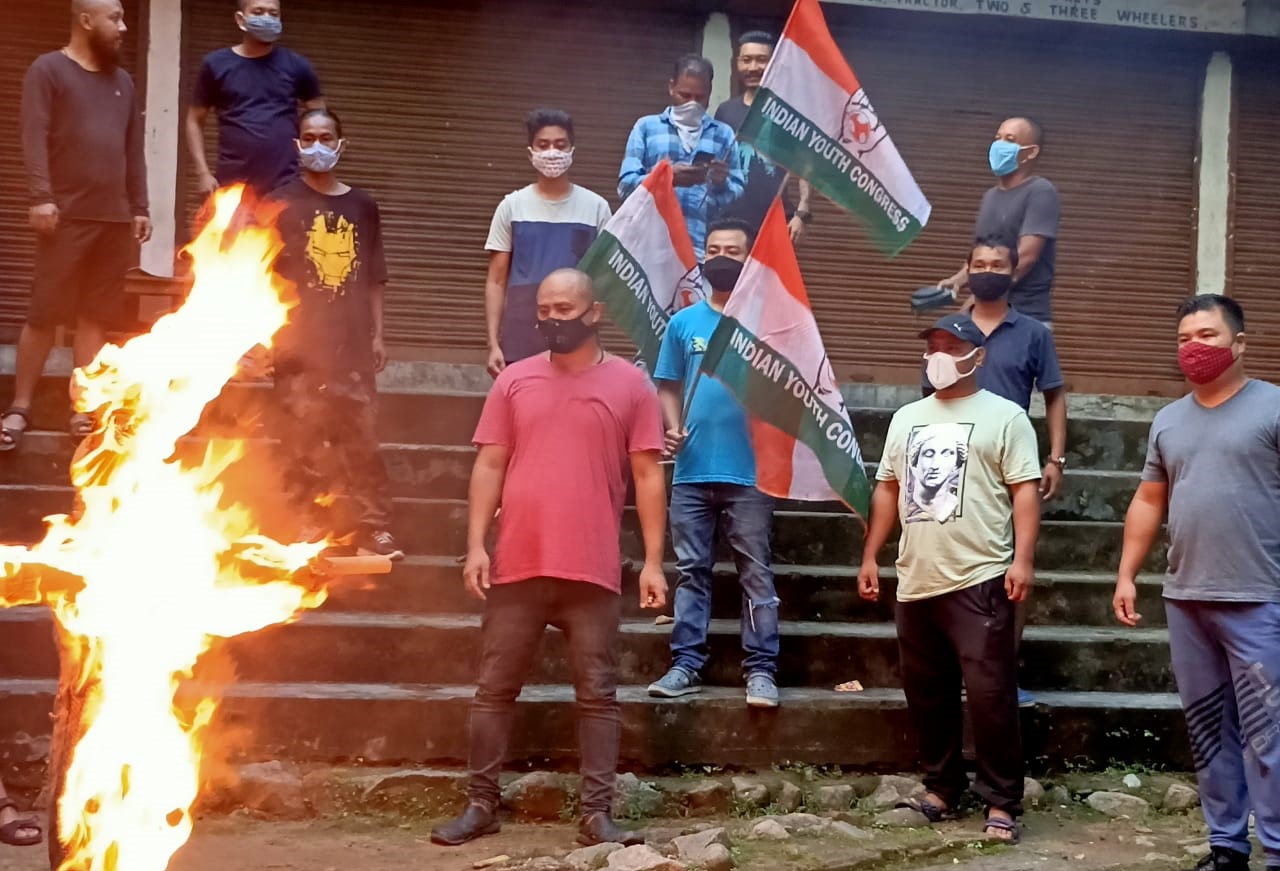 Youth Congress Demands Action Against BJP Govt - The Shillong Times