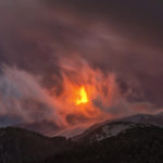 Lava erupts from Mt. Etna volcano