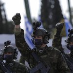 Army parade in Athens