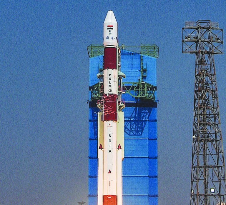 ISRO’s Polar Satellite Launch Vehicle PSLV-C51, carrying Brazilian satellite Amazonia-1, lifts off from Sriharikota on Sunday.