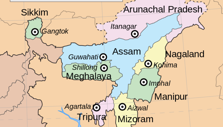 NE india map - The Shillong Times