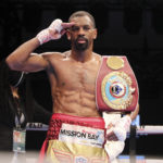WBO super-featherweight world title fight.