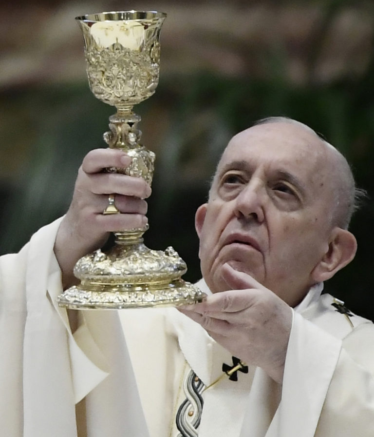 Pope Francis celebrates Easter Sunday Mass