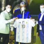 Jersey with Maradona’s number