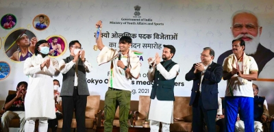 Not only medal, you have won hearts of Indians: Anurag Thakur