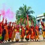 Holi festival in Dhanbad