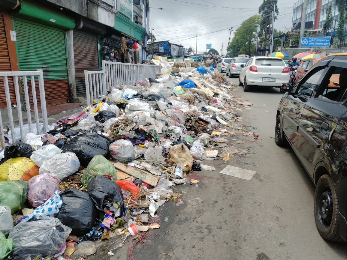 Tons of garbage lying near DC Office in Jowai - The Shillong Times