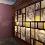 Photographs of Indenturued Labourers in display at the centre