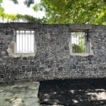 Remains of the old building complex of Aapravasi Ghat