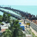 Construction of new Pamban bridge