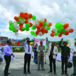 Release of balloons