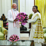 Pesident Murmu meets PM Modi