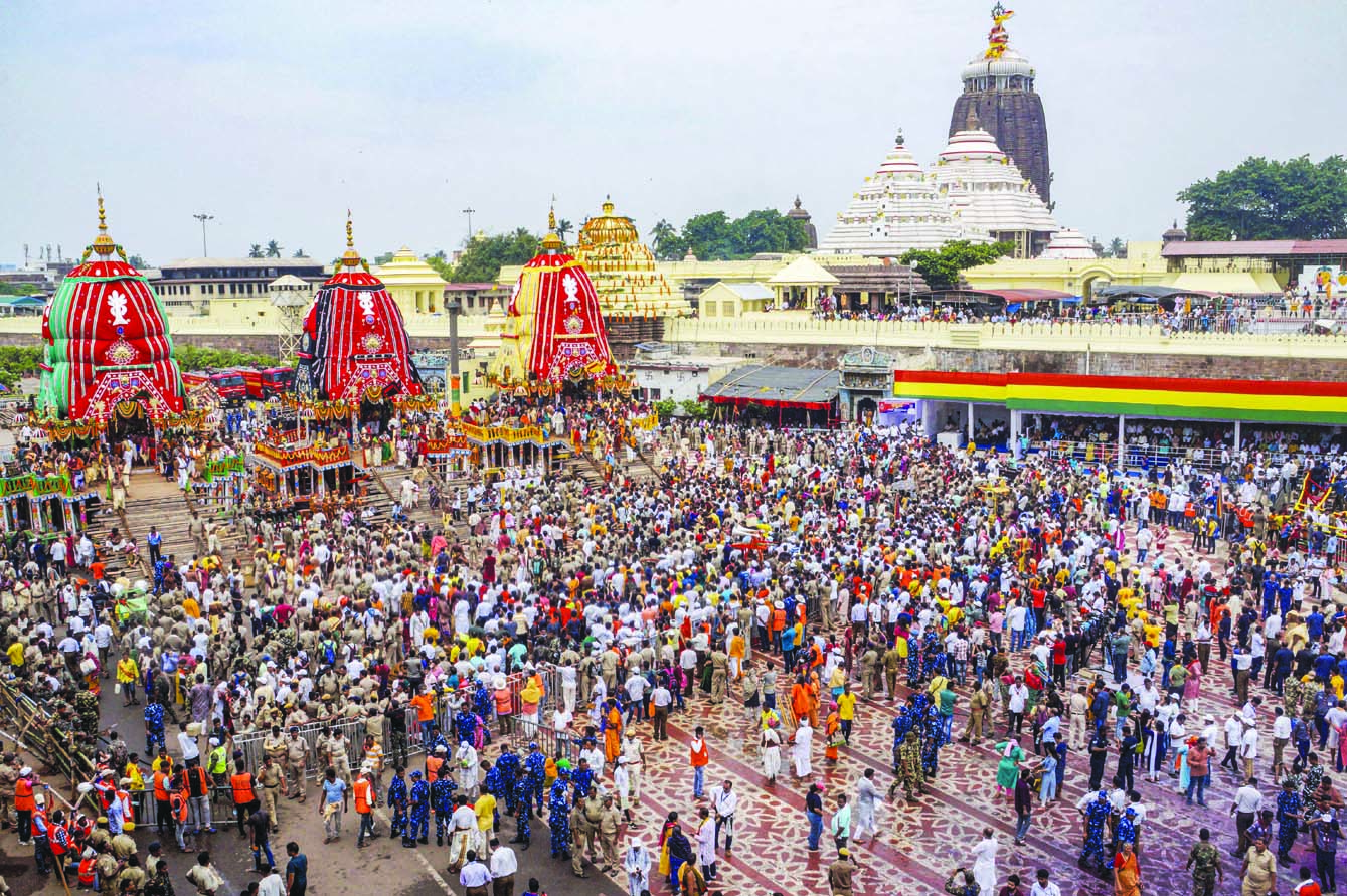 Rath Yatra in Puri The Shillong Times