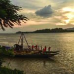 Construction work in Brahmaputra