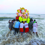 Immersion of Lord Ganesh idols