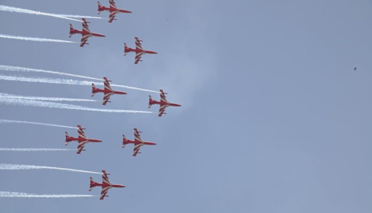 Surya Kiran Aerobatic Team of IAF performs air show in Guwahati - The ...