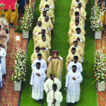 Cardinal and Bishops at High Mass