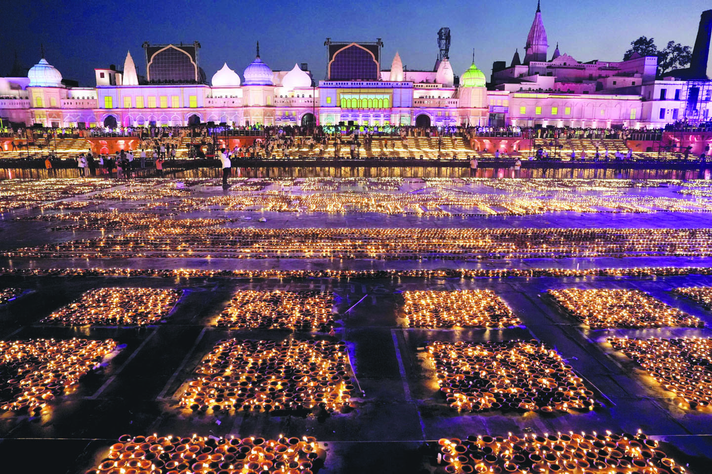 Ayodhya sets new Guinness world record by lighting over 15.76 lakh