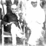 Omar’s dad Maulana M. Tayyebulla with Pandit Jawaharlal Nehru in Assam.