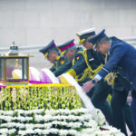 Tribute at National War Memorial on Navy Day