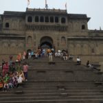 Maheshwar Fort one of the many gates leading to the Narmada River below