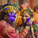 Holi celebrations in Mathura