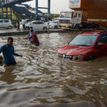 Waterlogging on Delhi-Gurugram Expressway