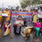 Upper Primary teacher candidates protest