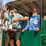 Roberto in Kolkata at Tram Yatra